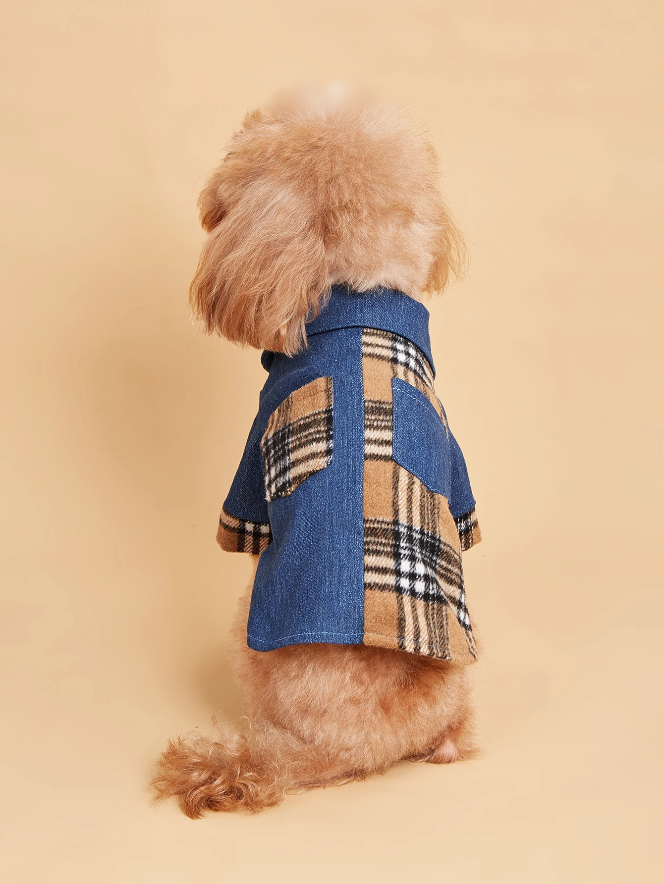 Dog Cloth for Small Dogs Costume Jean Puppy with Doggie Plaid Pet Clothes Soft Apparel Attire 1005006974642355