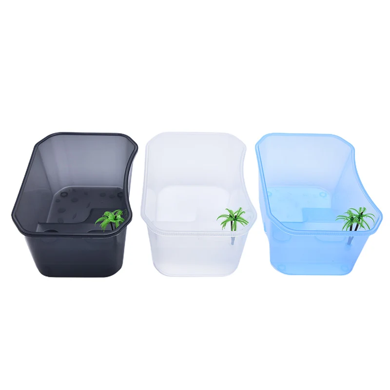 Reptile Vivarium Box for Turtle Tortoise Feeding Box with Basking Platform Tank 1005006980957021