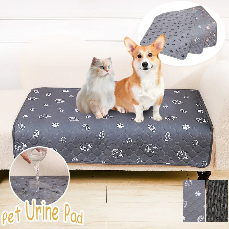 Dog Pee Pads Washable Dog Pet Diaper Mat Waterproof Puppy Cat Training Diaper Mat Pet Supplies 1005006980957802