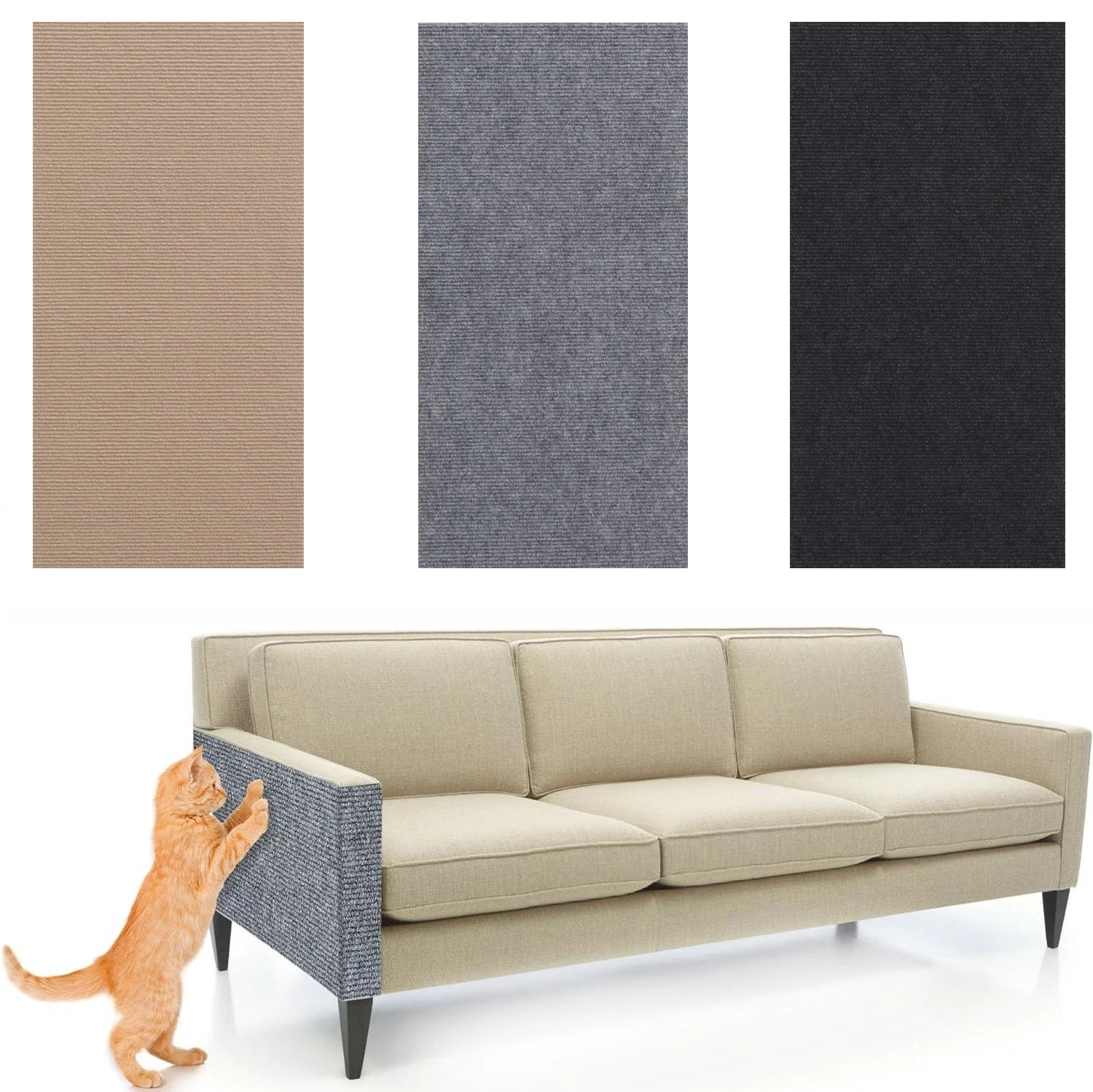 Anti Cat Scratch Mat Trimmable Self-Adhesive Carpet Mat Pad Cat Pet Scratcher Furniture Couch 1005006982098159