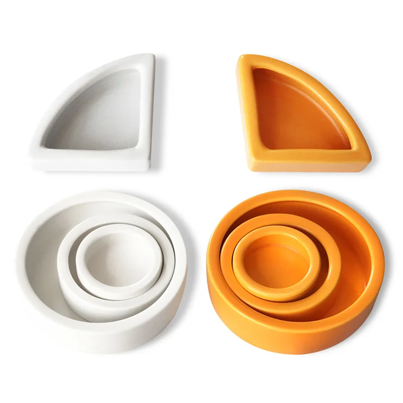 Reptile Water Food Bowl Worm Dish Ceramic Pet Bowls Anti-Escape Mini Reptile Mealworms Bowl for 1005006982864484