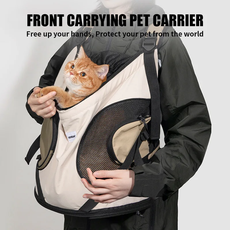 Pet Chest Backpack Front Carrying Tote Backpack Dogs and Cats Breathable Portable Outdoor Bag 1005006989258508