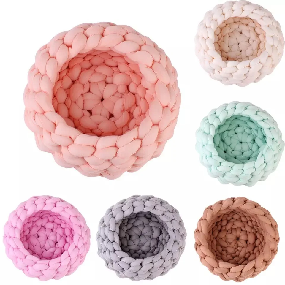 Super Cat Bed Warm Sleeping Cat Nest Soft Long Weave Strap Pet Dog Bed for Dogs Basket Cushion Cat 1005006997366932