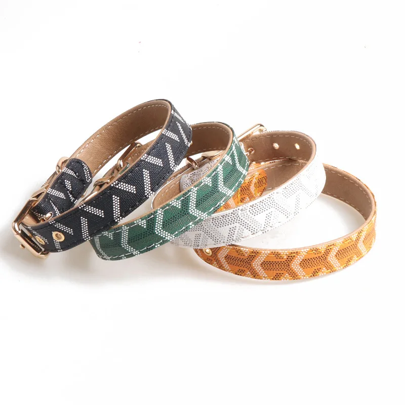 New Pet Products Boutique PU Dog Collar Big PAI Series Pet Collar Soft and Comfortable 1005007002105680
