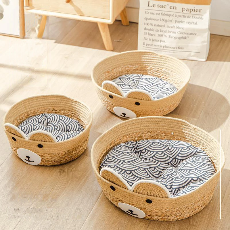 HeMu Cotton Woven Pet Litter Four Seasons Can Be Used Dog Kennel Winter Summer Can Be Removed And 1005007002845384