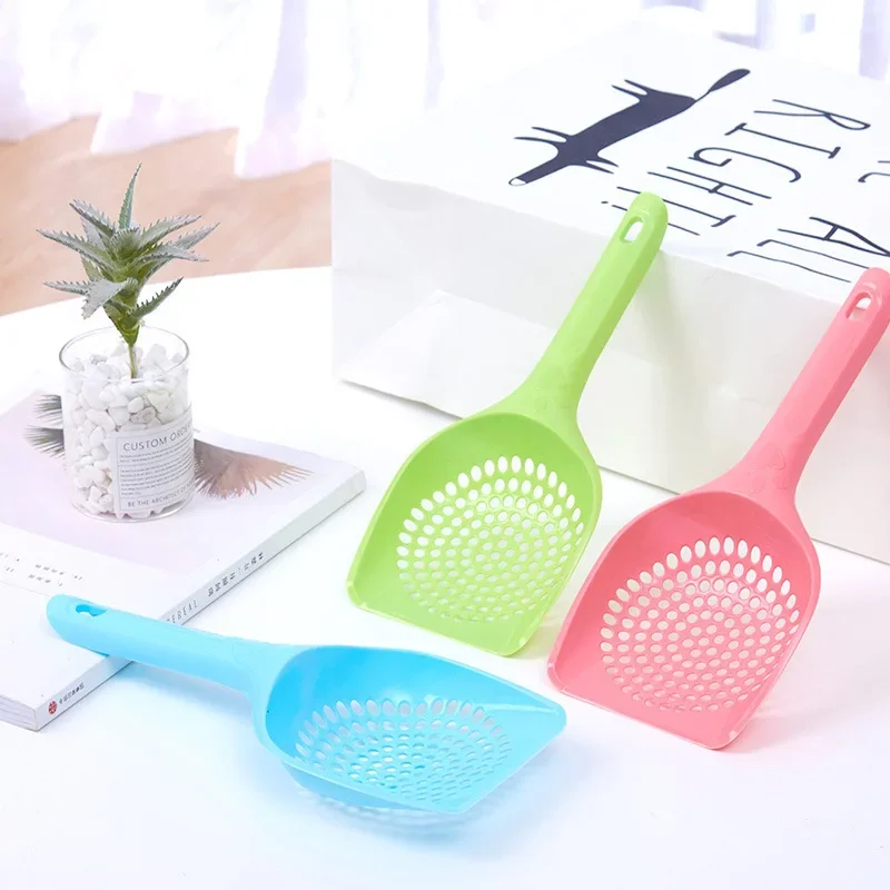 Durable Thick Cat Litter Shovel Cat Scoop Shovel Waste Tray Pet Cleaning Tool Plastic Cat Sand 1005007017195839
