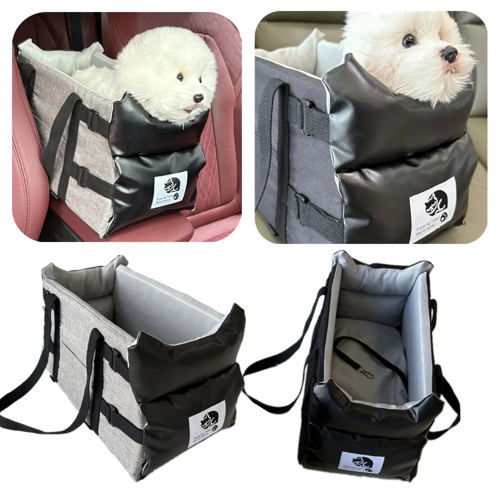 Portable Car Safety Pet Seat For Medium/Small Dogs Cat Travel Central Control Cat Dog Bed Transport 1005007034130064