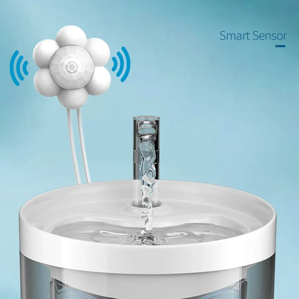 Smart Automatic Cat Water Fountain Dog Drinker External Electric Water Dispenser Infrared Motion 1005007059142465