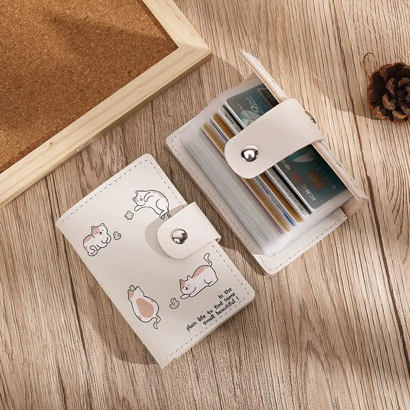 ID Cards Holders Anti Thief Cartoon Cat Bank Credit Bus Cards Cover Business Card Holder Coin Pouch 1005007081384947