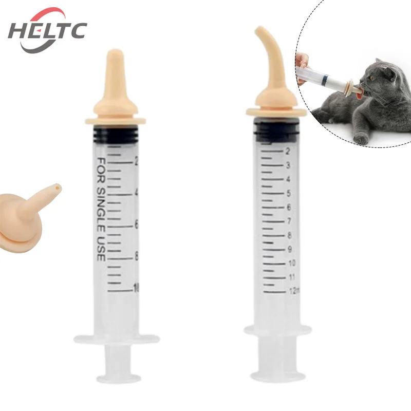 1set 10ml/12ml Newborn Pet Feeding Oral Syringe Dog Cat Feeding Pacifier Medicine Dropper Syringe 1005007115956174