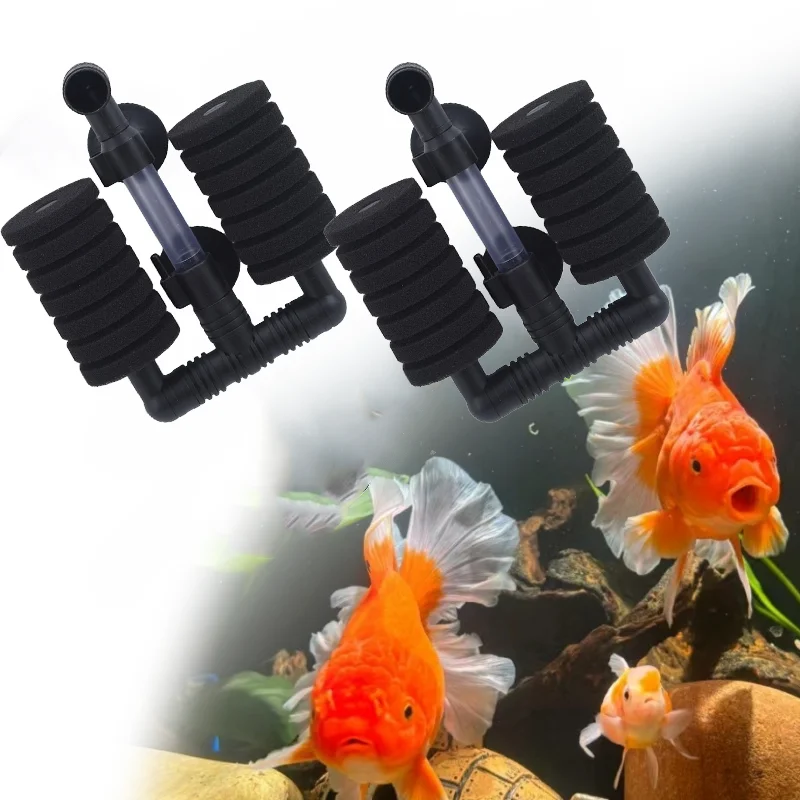 Aquarium Filter For Aquarium Fish Tank Air Pump Skimmer Biochemical Sponge Filter Aquarium Bio 1005007121009149