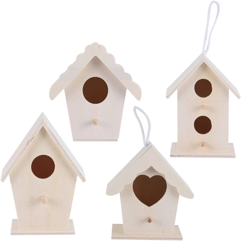 Bird Nest Garden Wooden Bird Cage Outdoor Hanging Birdhouse Box Garden Yard Decoration Pet 1005007121231605