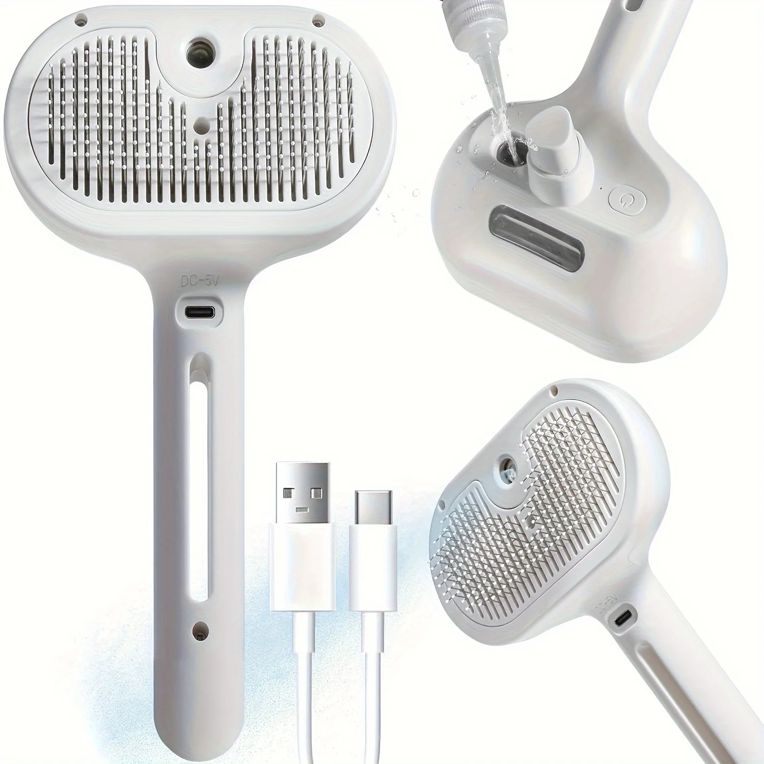 Pet Spray Hair Comb Pet Hair Remover Cleaning Brush Cats Grooming Dog Accessories Tools Dematting 1005007130954841