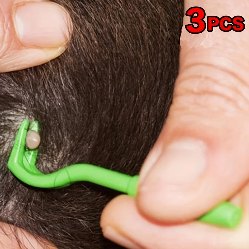 3Pcs Pet Flea Remover Tool Kit Plastic Scratching Hook Remover Pet Cat Dog Grooming Supplies Tick 1005007135922910