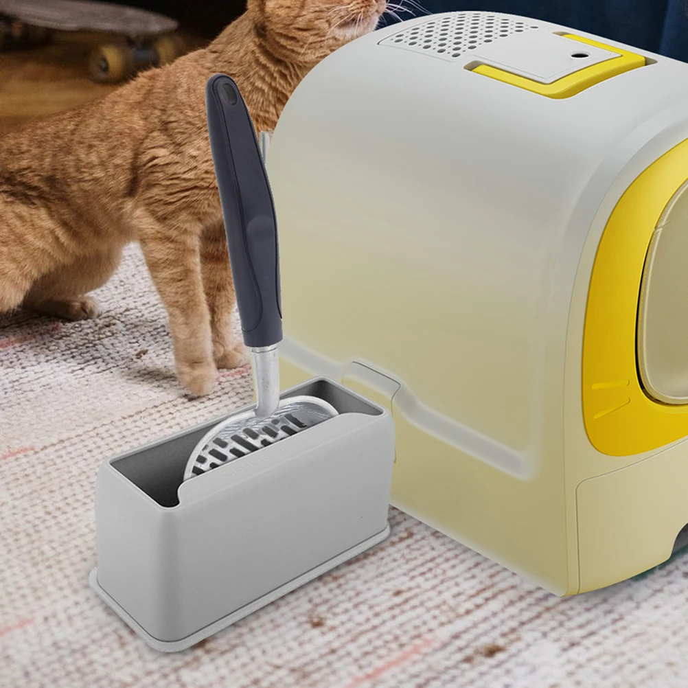Plastic Durable Cat Litter Scoop Holder Universal Litter Shovel Storage Stand Pet Products Scoop 1005007152532558