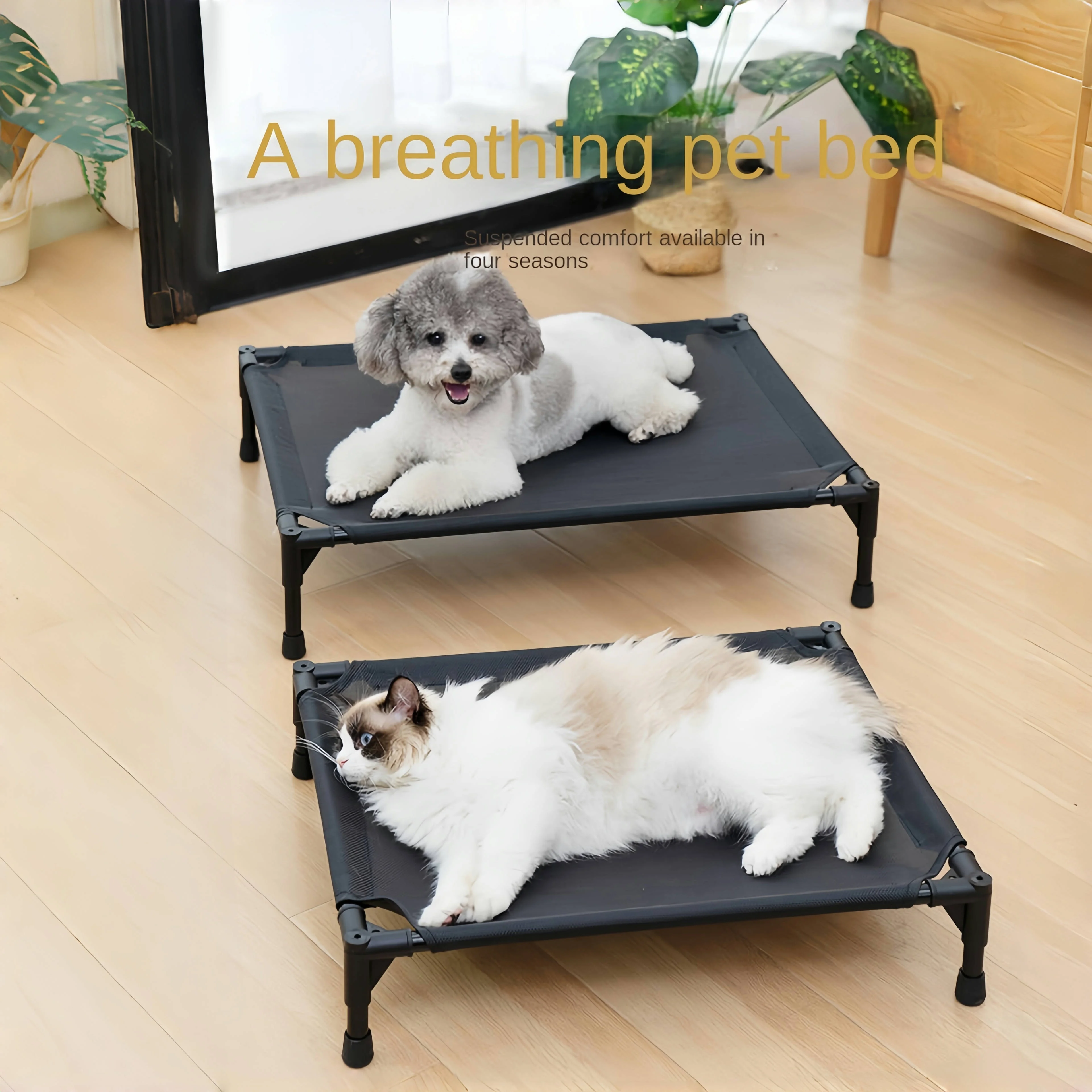 Pet Dog Cat Camping Bed Elevated Bed for Dogs Folding Puppy Camping Bed Cat House Portable 1005007162130853