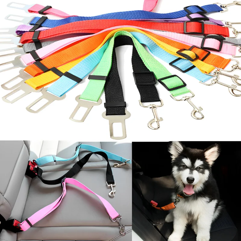 Car Seat Belt Buckle Pet Seat Adjustable Pet Cat Dog Pet Supplies Vehicle Dog Harness Pet Leash Car 1005007162767338