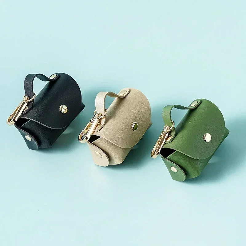 Dog Poop Garbage Bag Dispenser Portable Leather Dog Pooper Scoopers Bag Outdoor Walking Pet Supplies 1005007168845949