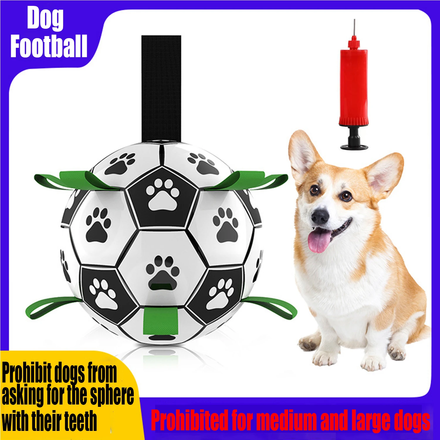 Dog Toy Ball Pet Ball Dog Training Soccer Ball Pet Toy Soccer Ball needles can be purchased 1005007180826679