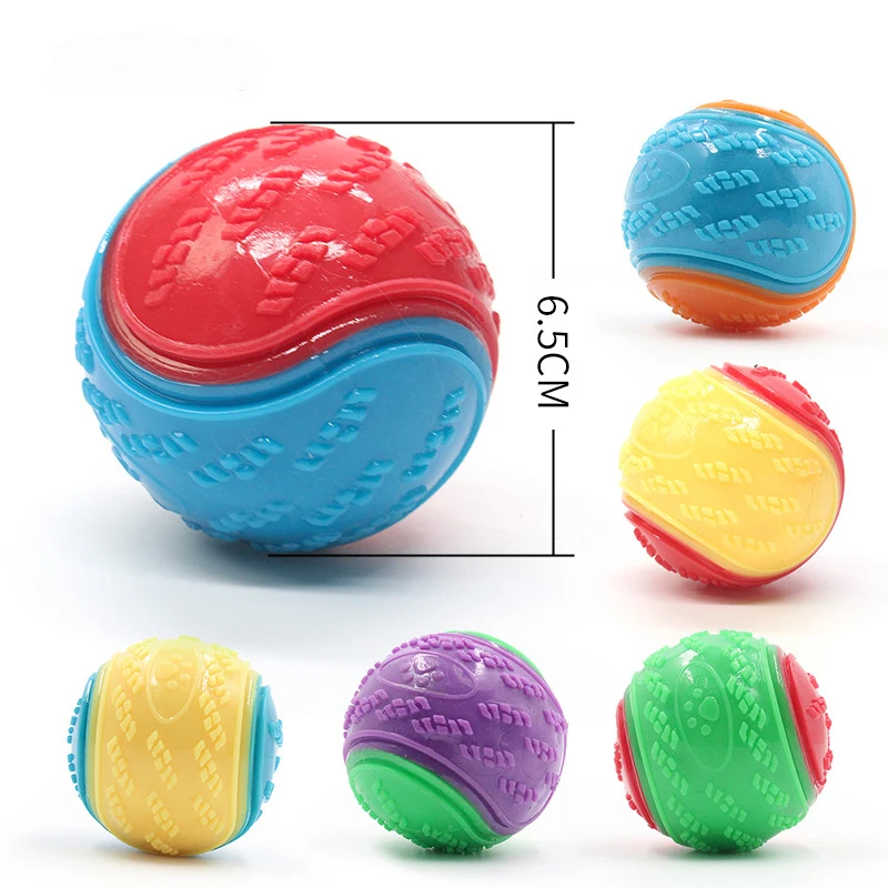Dog Interactive Ball Soft TPR Toy for Training Dog Ball Pet Teeth Cleaning Bite 1005007183379086