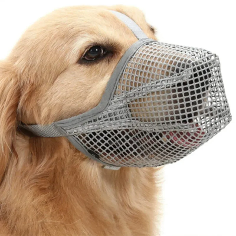 Dog Mouth Cover Muzzles Licking and Anti Biting Breathable Drinkable Water Adjustable Mouth Cover 1005007186170673