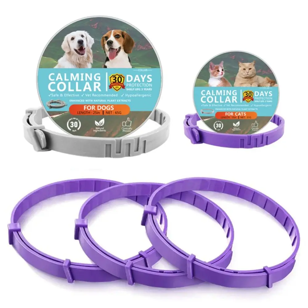 38cm/63.5cm Pet Calming Collar Necklace Anxiety Stress Reduction Pacify Soothing Adjustable 1005007188262697