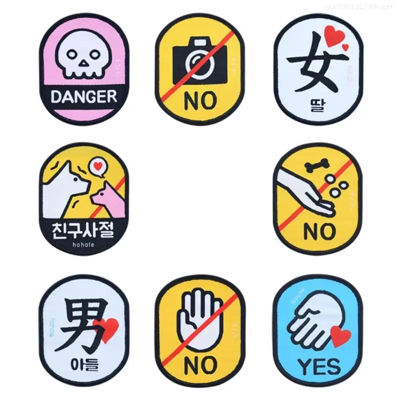 Easily to Apply Pet Dog Social Identification Labels Featuring Water Resistant F1FB 1005007205387403
