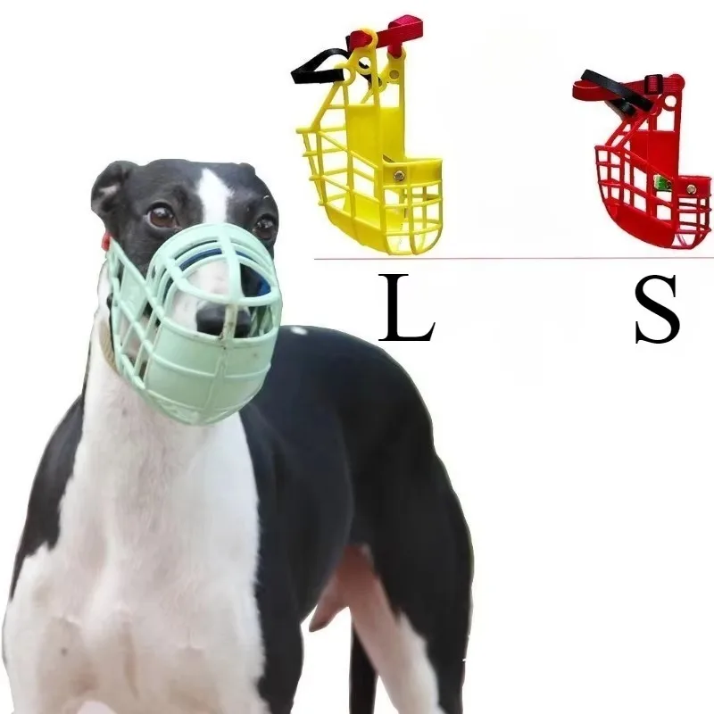 Adjustable Dog Muzzle Plastic Mask Anti-Barking Bite Mouth Cover for Small/Medium/Large 1005007208233584