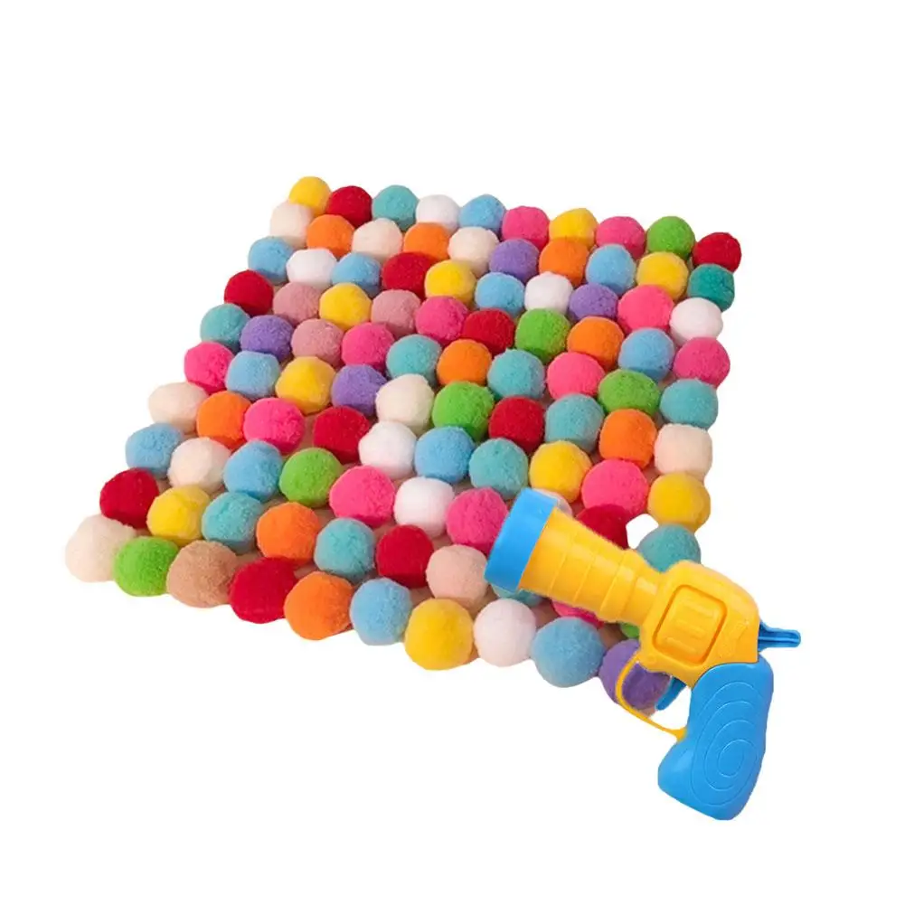 Cat Toys Interactive Launch Training Toy with 20pcs Ball For Pet Kitten Mini Shooting Gun Games 1005007210109889