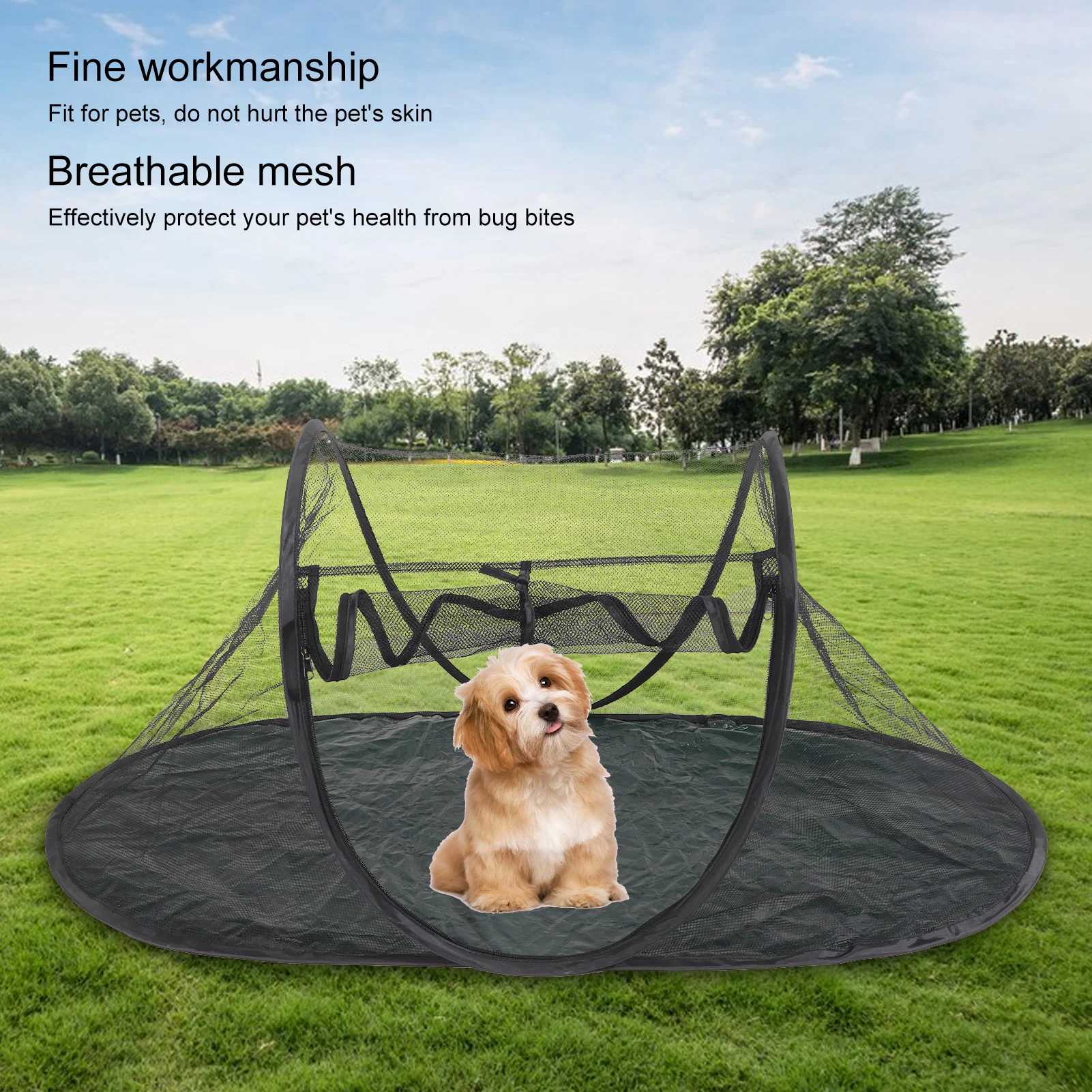 Pet Enclosure Tent Portable Breathable Foldable Outside Cat Enclosure Tent for Outdoor Travel 1005007211050941