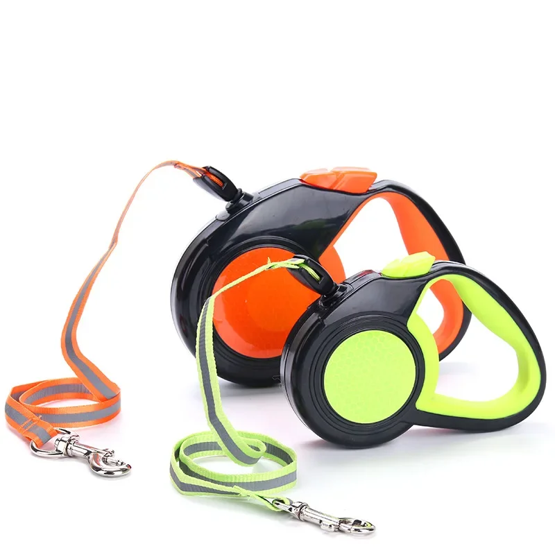 3M/5M/8MRetractable Dog Leash Nylon Extending Walking Reflective Leads Running Lead for Small Large 1005007212164406