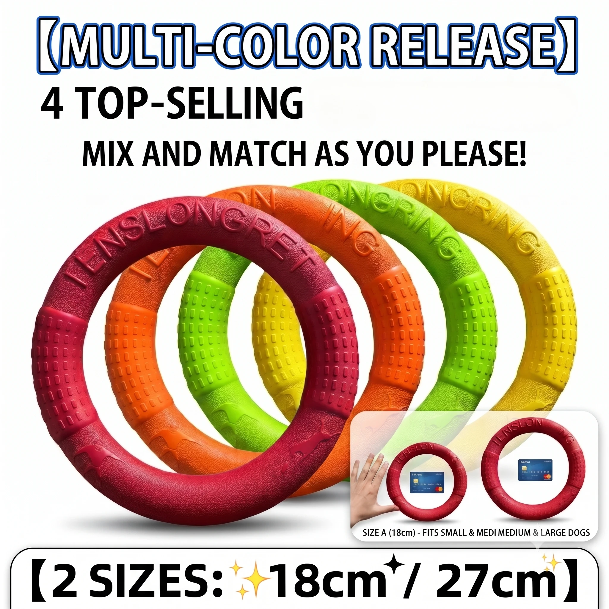 Floating Water Dog Toys Pet Flying Disk Training Ring Interactive Toy Puller Resistant Aggressive 1005007225889175