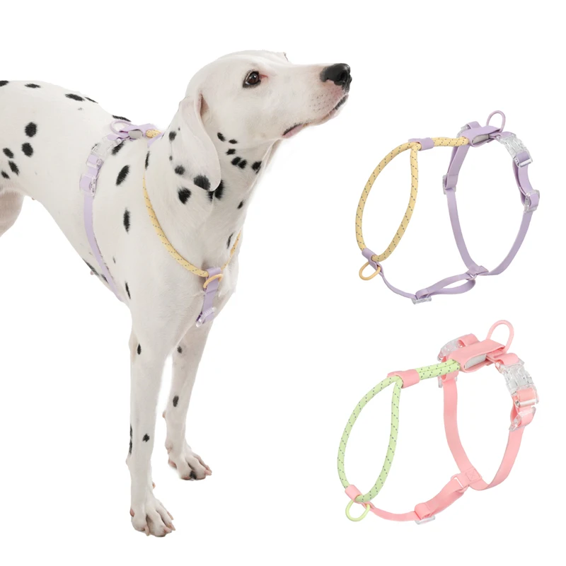 Dog Harness Fashion Summer Cooling Vest Splicing Nylon and Webbing PVC No Pull for Medium Large 1005007234661857