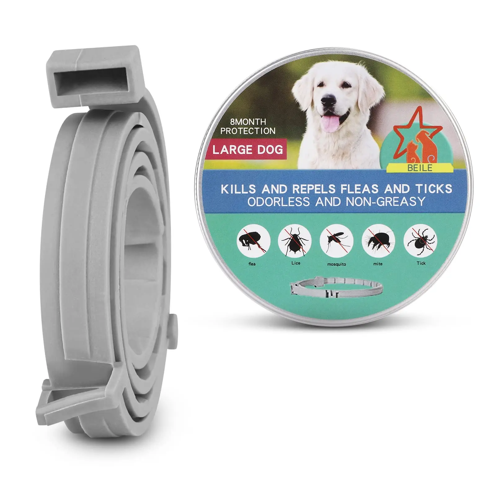 38/70CM Pet Anti Flea Ticks Antiparasitic Dog Cats Collar Protection Retractable Comfortable 1005007244423190