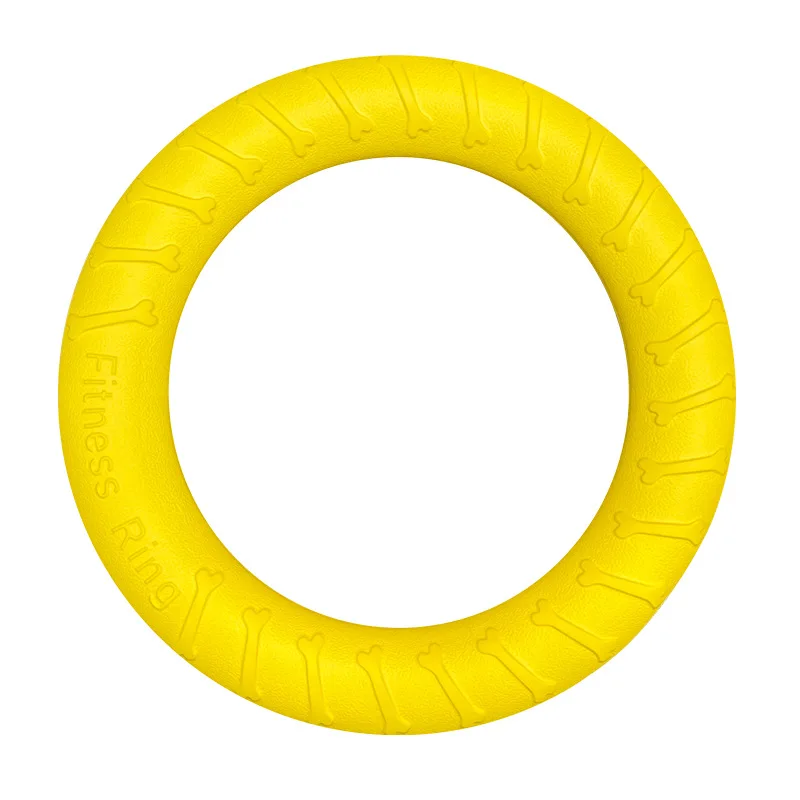 Dog Toys Pet Flying Discs Training Ring Puller Anti-Bite Floating Interactive Supplies Dog Flying 1005007247518451