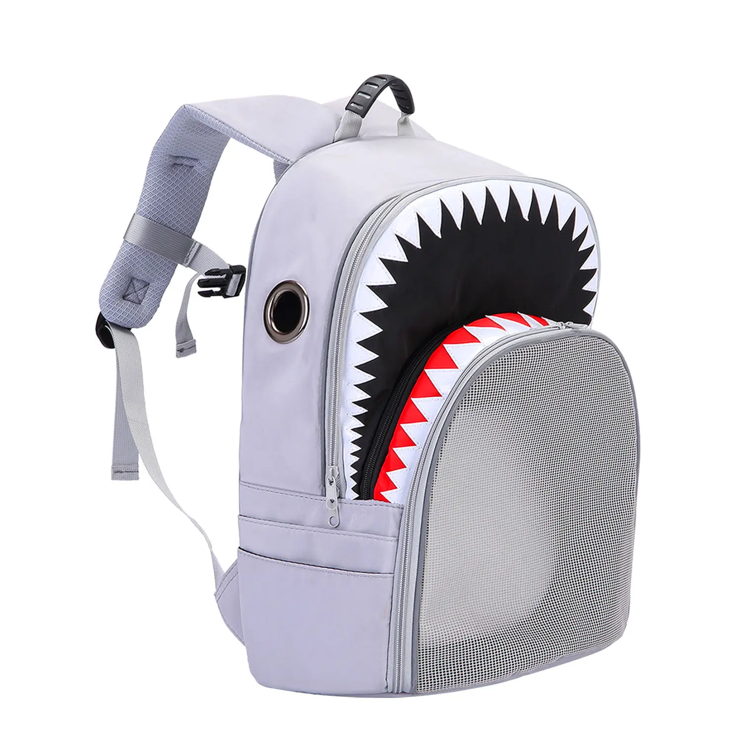 Cat carrier bag Small pet backpack Go out portable clear shark dog pet bag Outdoor cat backpack 1005007247767343