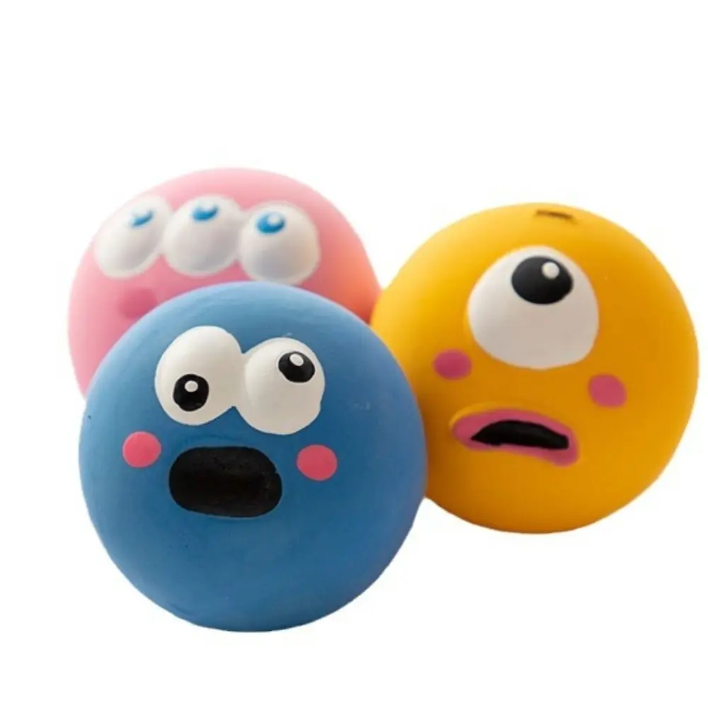 Cute Rubber Dog Squeaky Toys Creative Soft Pet Accessories Sound Squeeze Pet Bal Pet 1005007249698819
