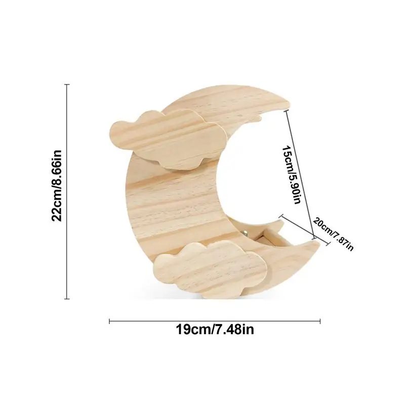 Hamster Wooden House Simple Installation Hideaway Cage Accessories for Lemmings, Gerbils, Rat 1005007250140024