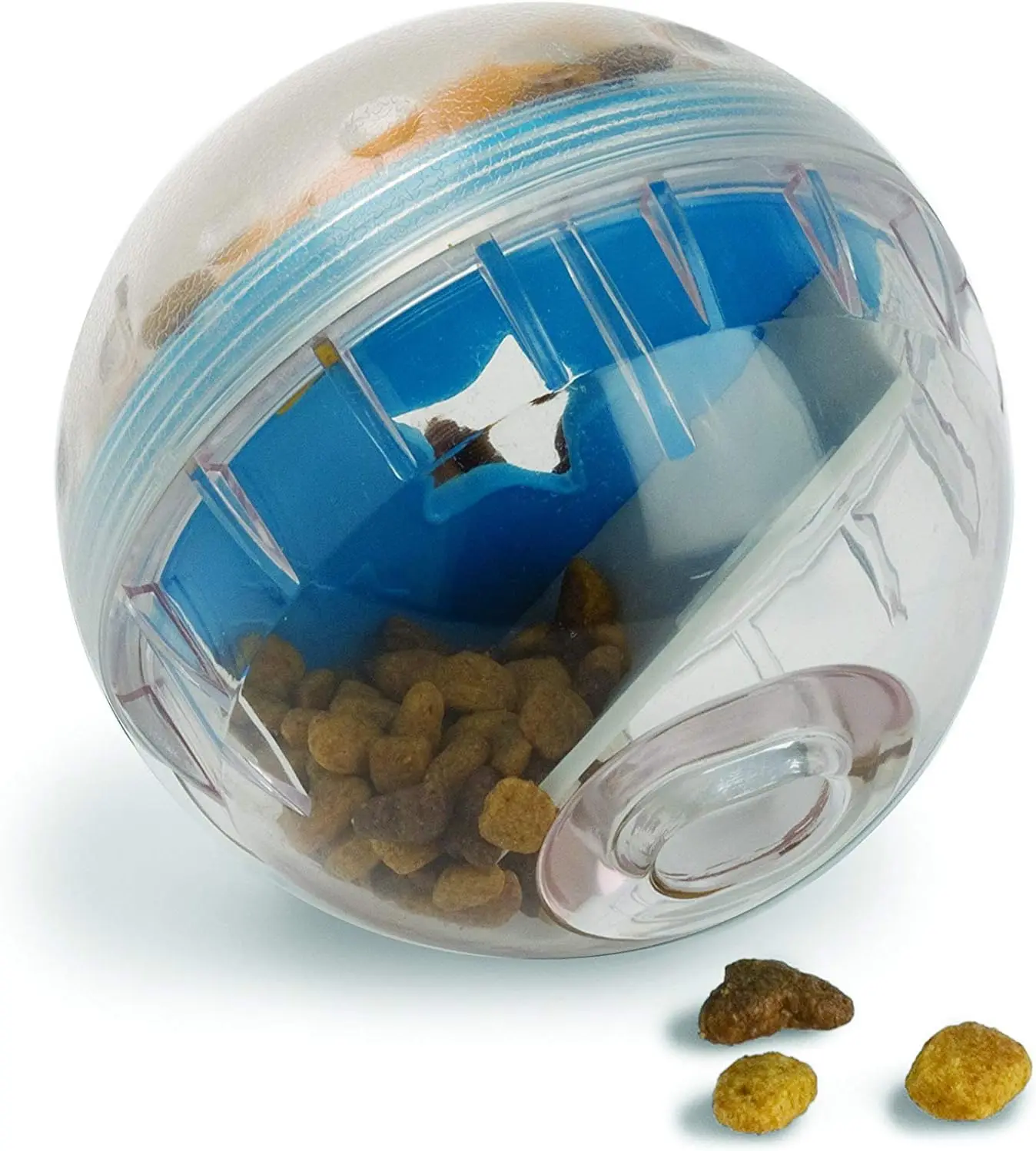 IQ Treat Ball Dog Treat Dispenser Toy Ball Interactive Dog Toy, 4" Dog Food Toy Stimulation 1005007252258287