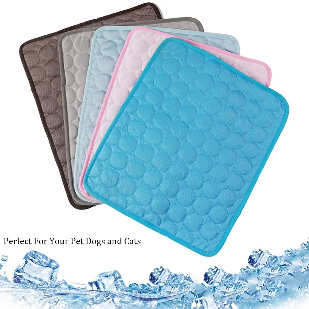 Pet Cooling Mat Dog Cat Sleeping Pad Cool Ice Silk Moisture-proof Mattress Cushion Summer Small 1005007253310445