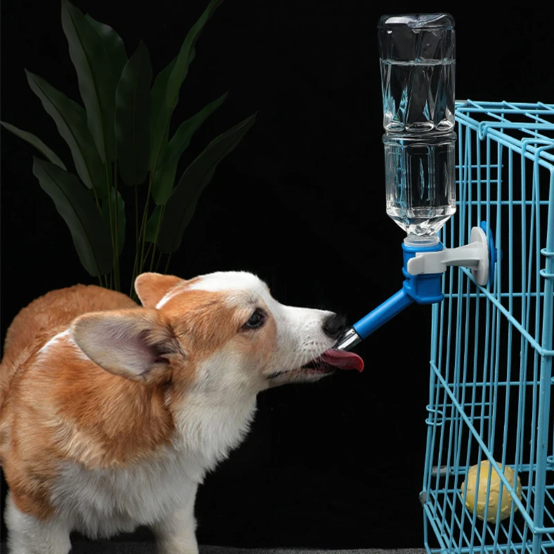 Pet Dog Cat Water Dispenser Nozzle Hanging Bottle Water Beverage Fountain Head Leak-Proof Feeder 1005007257549685