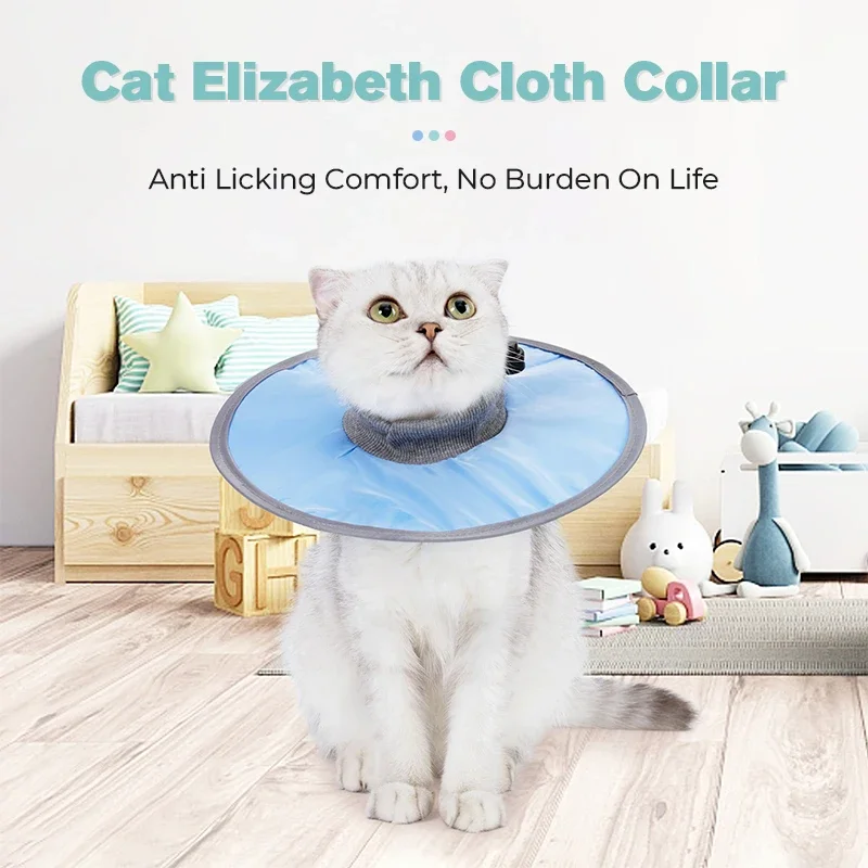 Cat Recovery Collar Pet Protective Collar After Surgery Waterproof Adjustable Prevent Licking Pet 1005007259621251