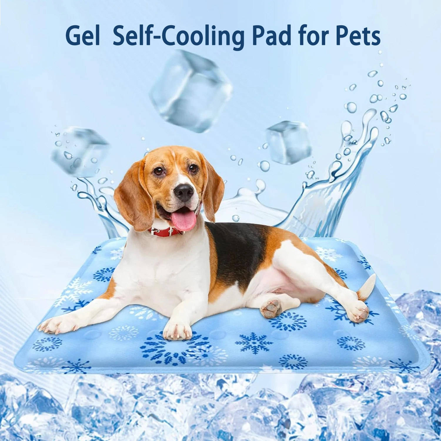 Dog Cooling Mat Gel Self-Cooling Pad Pet Cooling Pad Pet Beds for Small Middle Size Cats and Dogs 1005007262596390