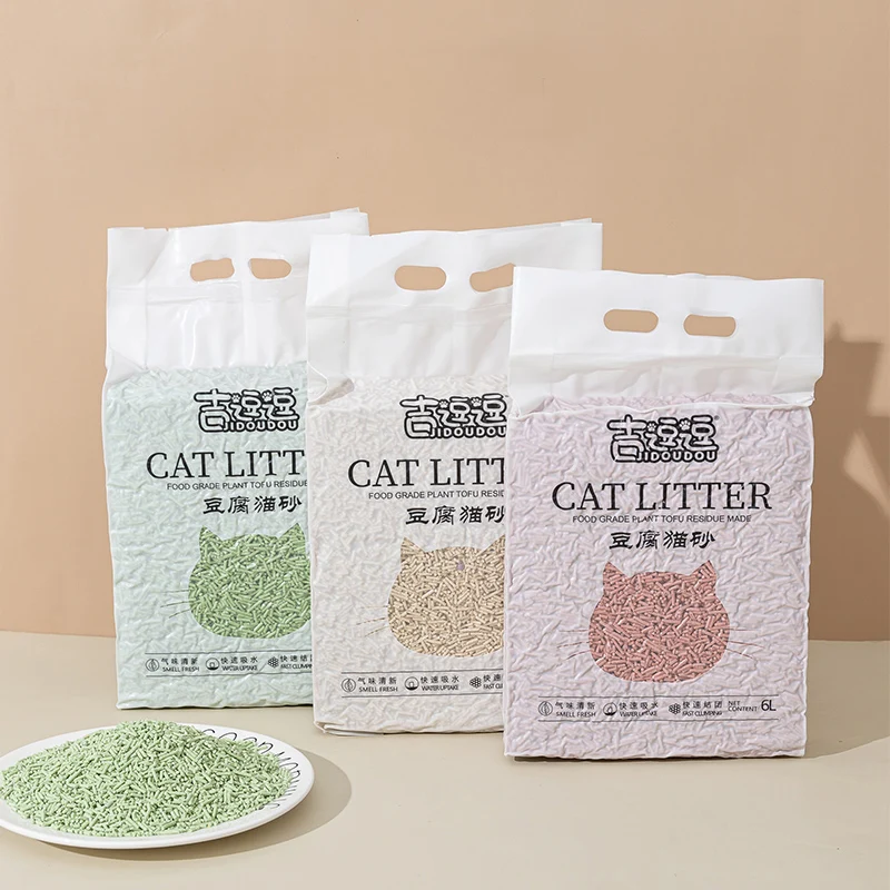 6L Tofu Cat Litter Quickly Clumping Deep Deodorized 2mm Cat Litter With Fresh and Natural Material 1005007271196651