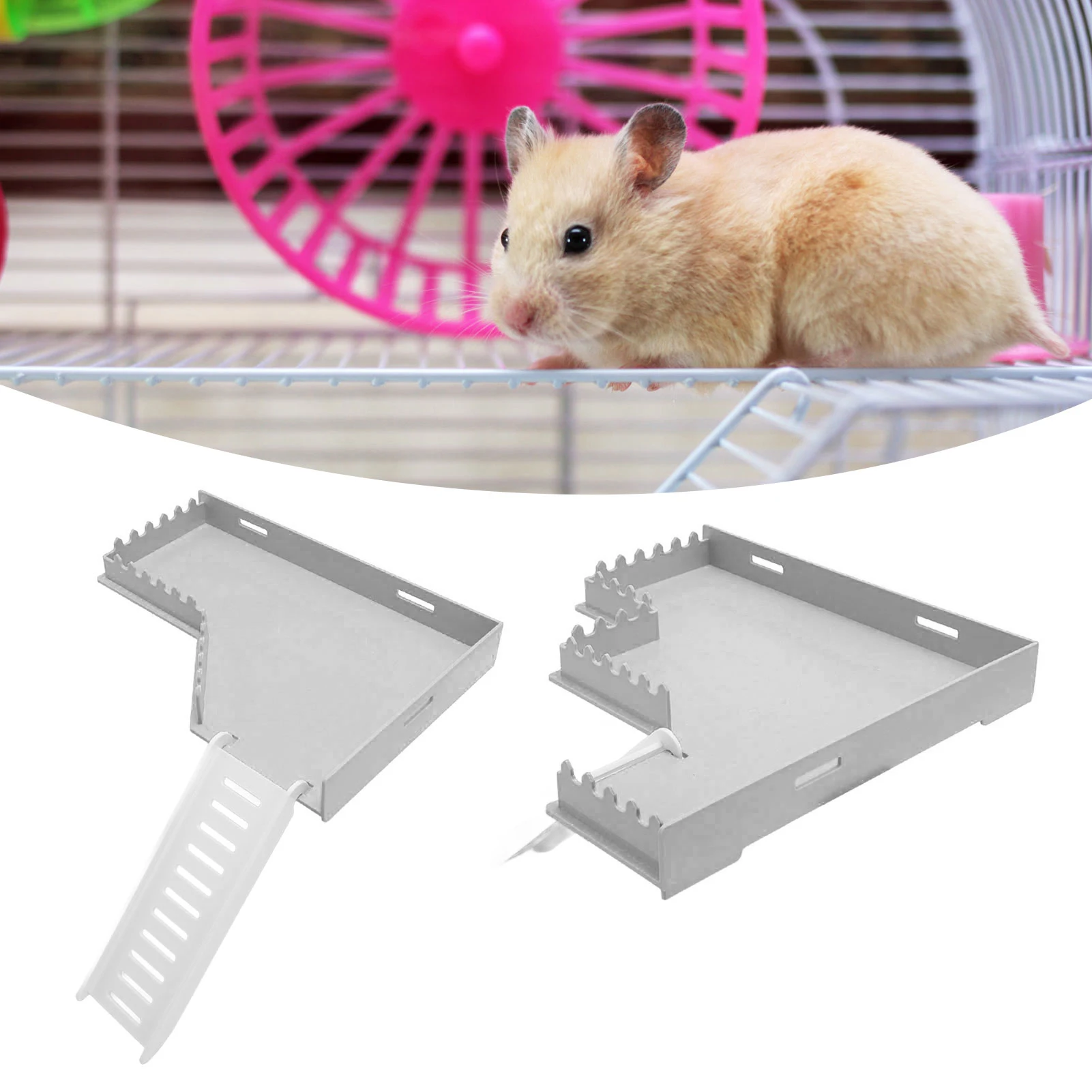 Hamster Cage Exercise Space Easy Installation Hamster Standing Harmless Stable with Ladder for 1005007273456179