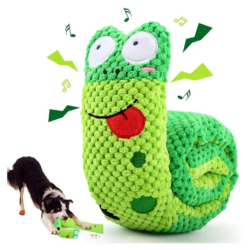 Dog Puzzle Feeder Interactive Toy Indestructible Plush Sound Squeak Puppy Toys For Resistant 1005007273970268