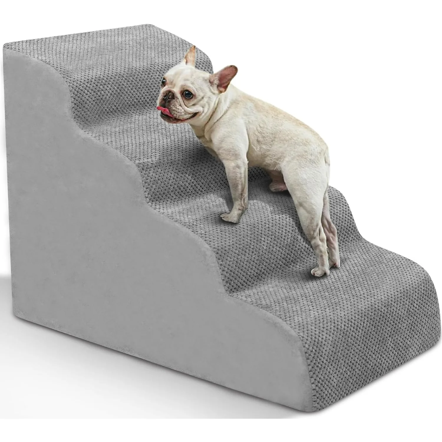 Pet Stairs for Large Dog Cat High Density Soft Foam Small Dog Ramp Ladder Stair Extra Wide Non-Slip 1005007275337958