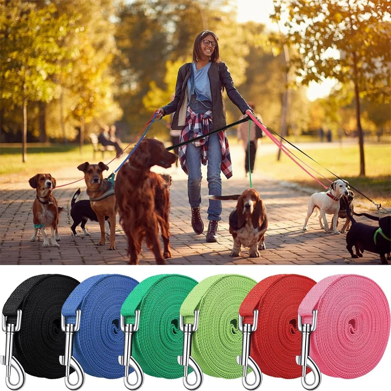 Nylon Dog Training Leashes Walking Pet Leash Rope Traction Rope for Small Large Dogs 1.5M /1.8M /3M 1005007285330688