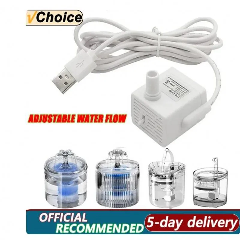 Water Pump Pet Cat Water Fountain Anti-dry Burning Motor Replacement for Cat Flowers Drinking Bowl 1005007285852408