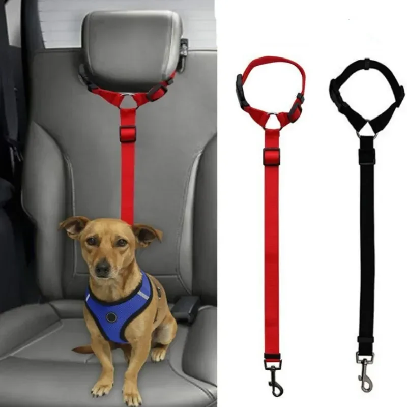 Adjustable Travel Dog Leash Seat Belt with Pet Belt Covers 1005007300660040